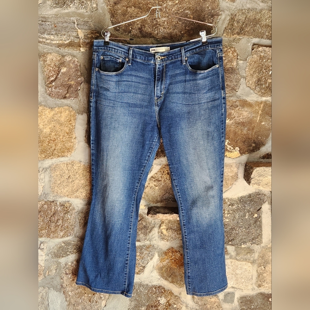 LEVIS Jeans  Women's Size 16x 27.5  Stretch Denim 515 Boot Cut *See Description*
